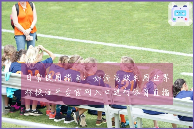 日常使用指南：如何高效利用世界杯投注平台官网入口进行体育直播观看